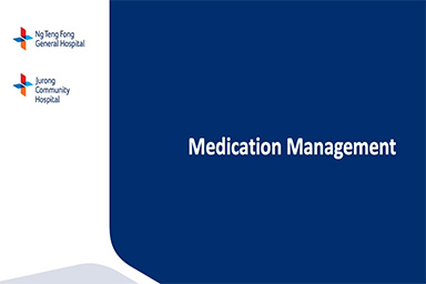 JCH Caregiver Talk: Medication Management